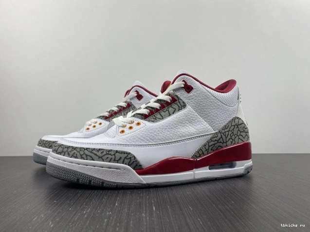 TB Cardinal Retro Red CT8532-126 Jordan 3 0809